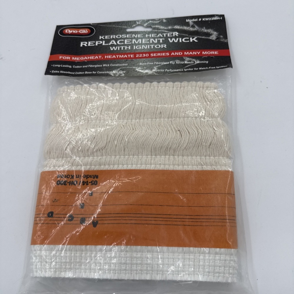 Dyna-Glo KW23MH-I Kerosene Heater Replacement Wick and Igniter Megaheat HeatMate